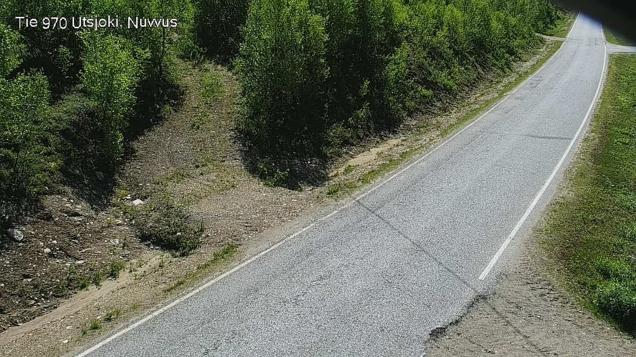 Weather Camera Image Väg 970 Utsjoki, Nuvvus, Utsjoki, Lappi