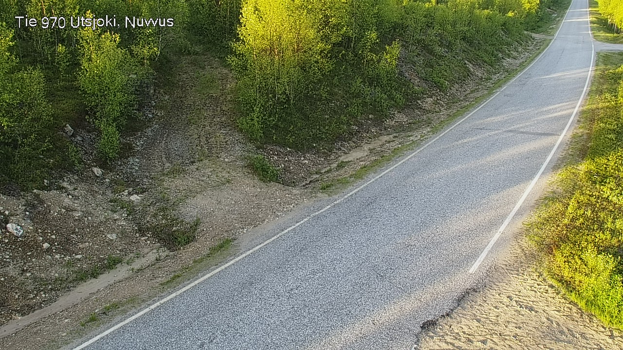 Weather Camera Image Väg 970 Utsjoki, Nuvvus, Utsjoki, Lappi