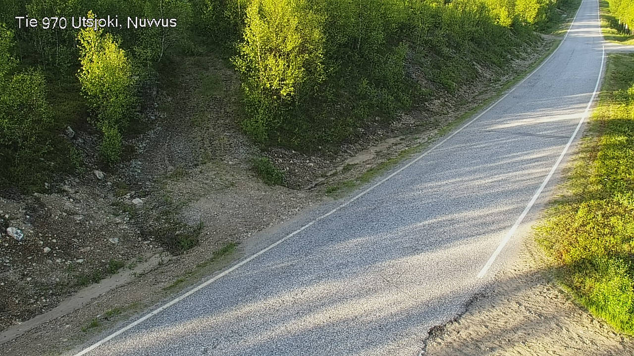 Weather Camera Image Väg 970 Utsjoki, Nuvvus, Utsjoki, Lappi