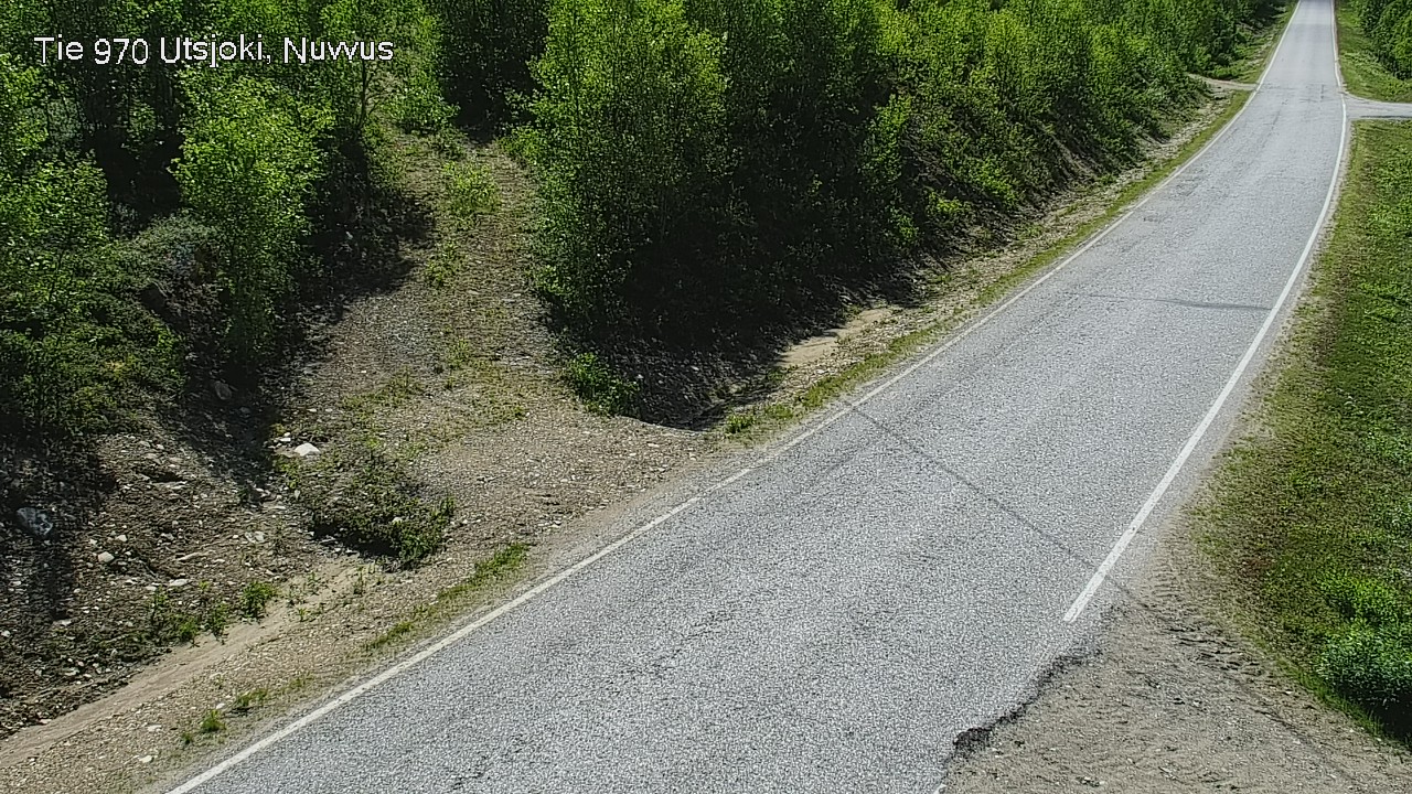 Weather Camera Image Väg 970 Utsjoki, Nuvvus, Utsjoki, Lappi