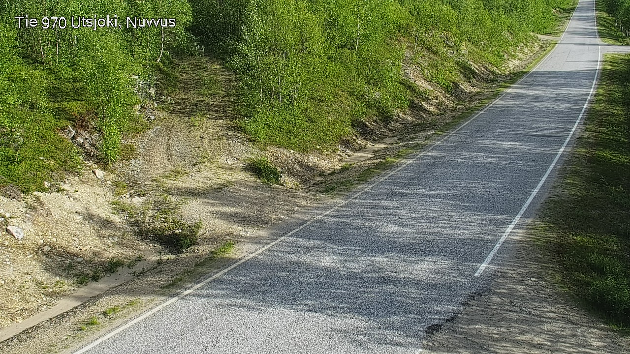 Weather Camera Image Väg 970 Utsjoki, Nuvvus, Utsjoki, Lappi
