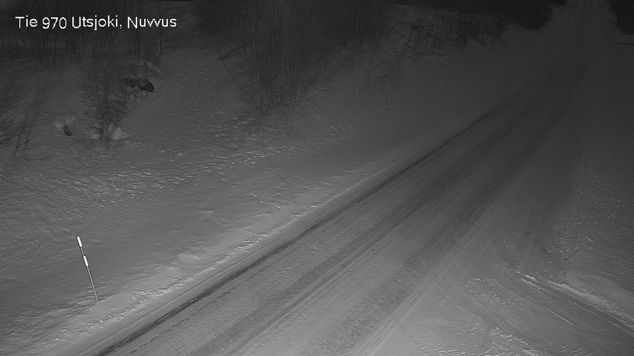 Weather Camera Image Väg 970 Utsjoki, Nuvvus, Utsjoki, Lappi