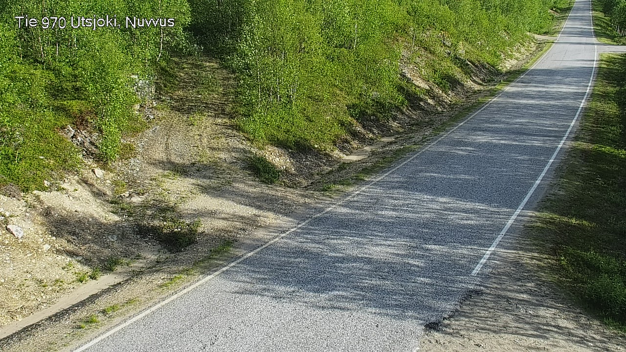 Weather Camera Image Väg 970 Utsjoki, Nuvvus, Utsjoki, Lappi