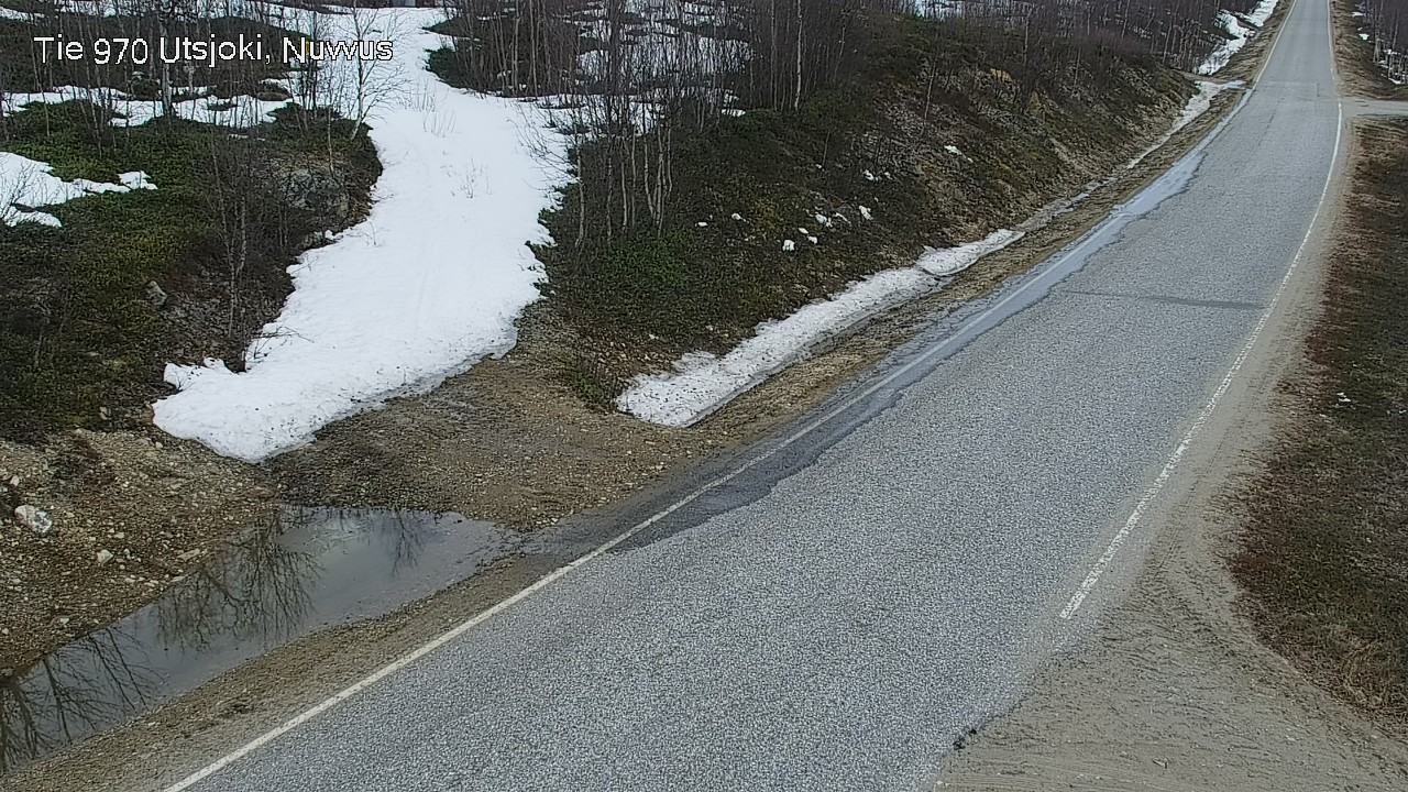 Weather Camera Image Väg 970 Utsjoki, Nuvvus, Utsjoki, Lappi