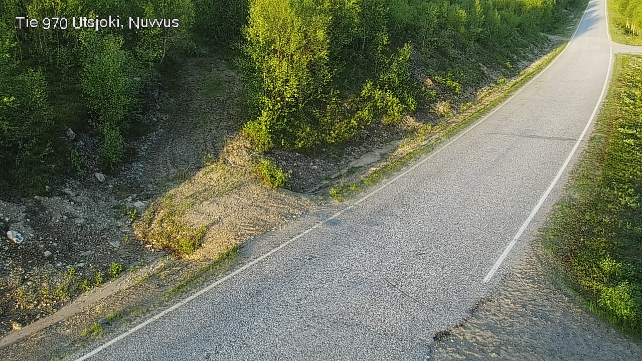 Weather Camera Image Väg 970 Utsjoki, Nuvvus, Utsjoki, Lappi