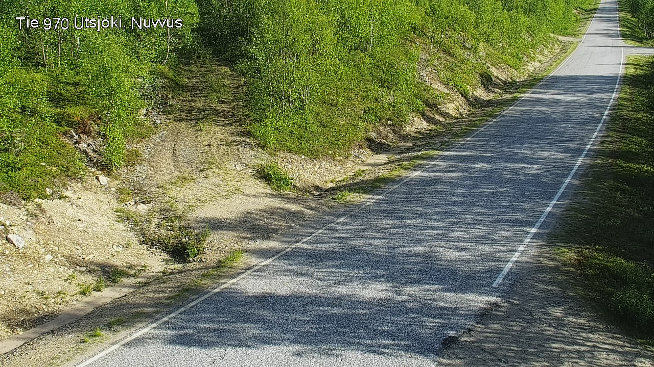 Weather Camera Image Väg 970 Utsjoki, Nuvvus, Utsjoki, Lappi