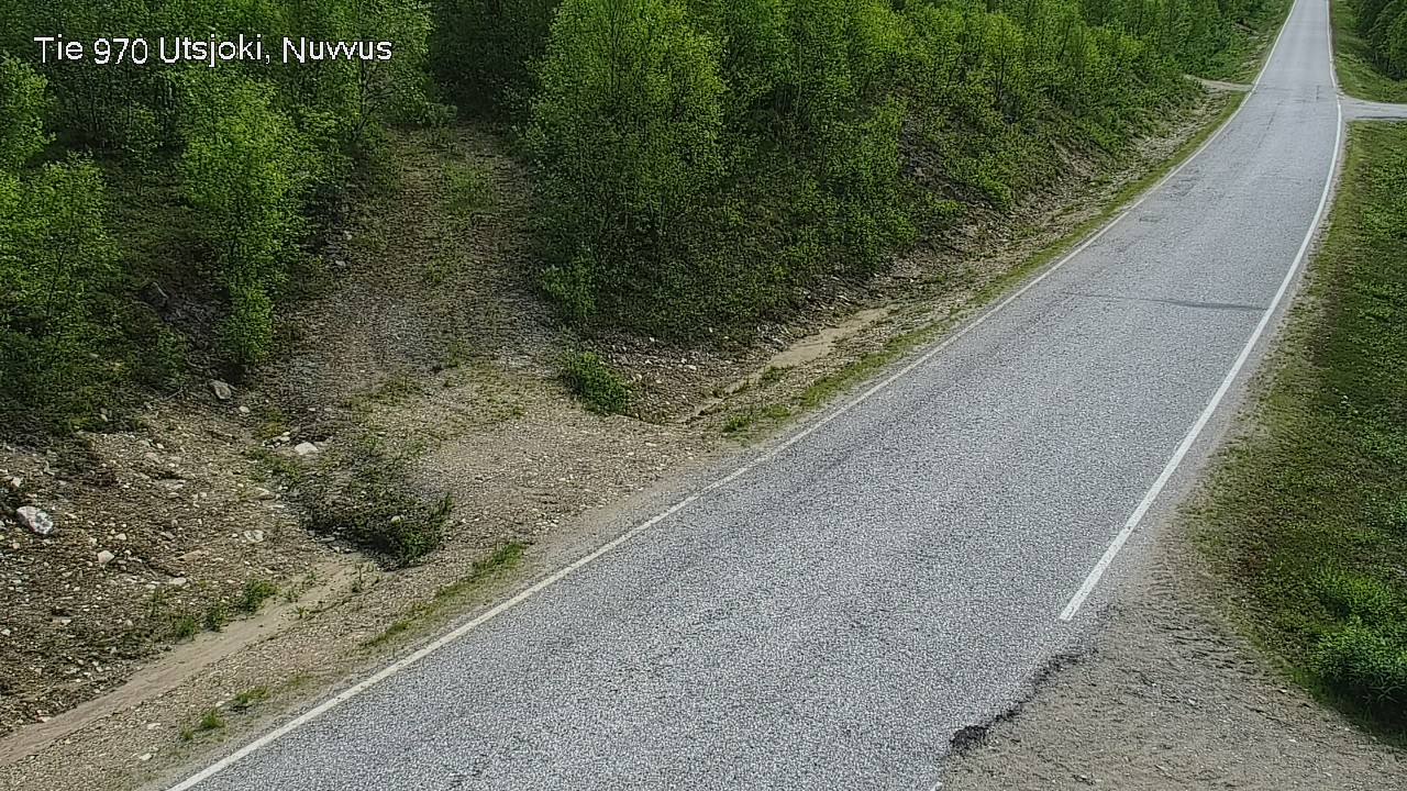 Weather Camera Image Väg 970 Utsjoki, Nuvvus, Utsjoki, Lappi