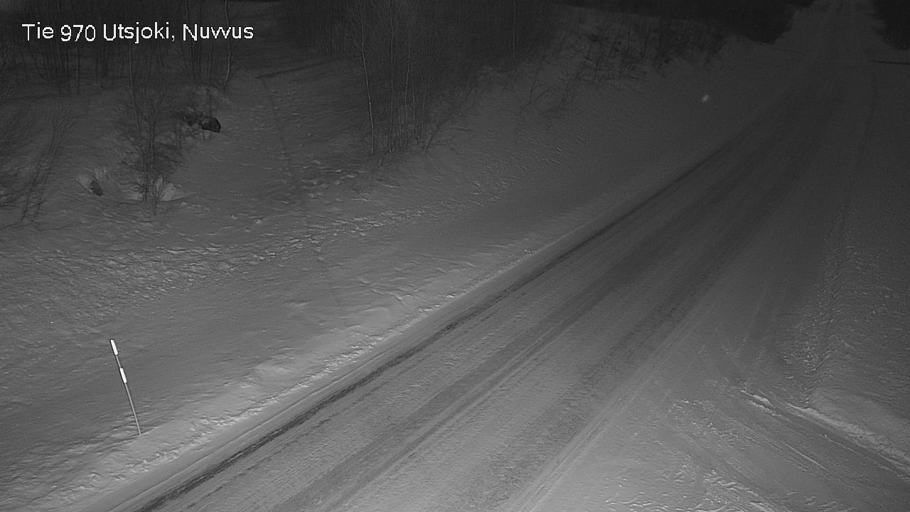 Weather Camera Image Väg 970 Utsjoki, Nuvvus, Utsjoki, Lappi