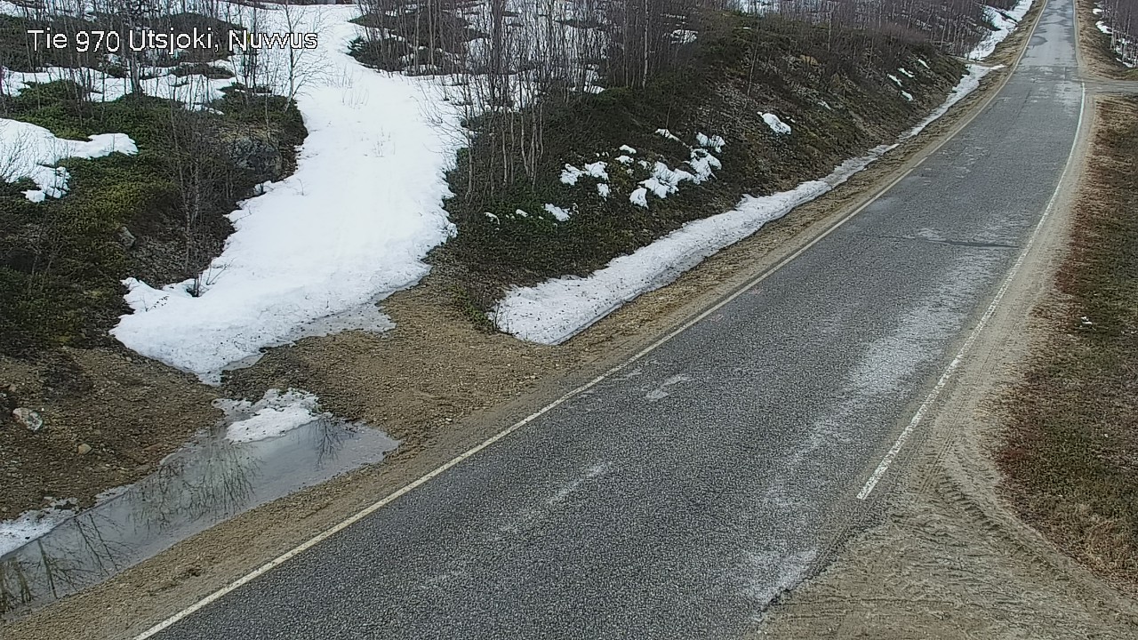 Weather Camera Image Väg 970 Utsjoki, Nuvvus, Utsjoki, Lappi