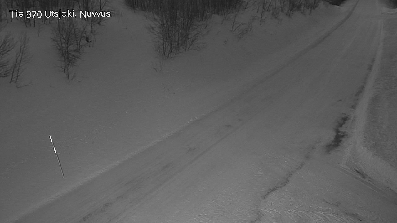 Weather Camera Image Väg 970 Utsjoki, Nuvvus, Utsjoki, Lappi
