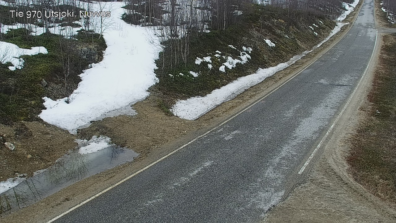 Weather Camera Image Väg 970 Utsjoki, Nuvvus, Utsjoki, Lappi