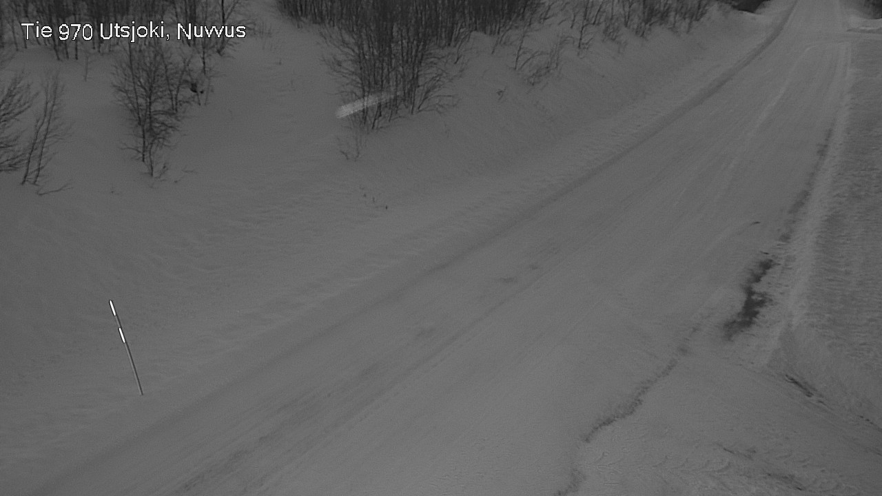 Weather Camera Image Väg 970 Utsjoki, Nuvvus, Utsjoki, Lappi