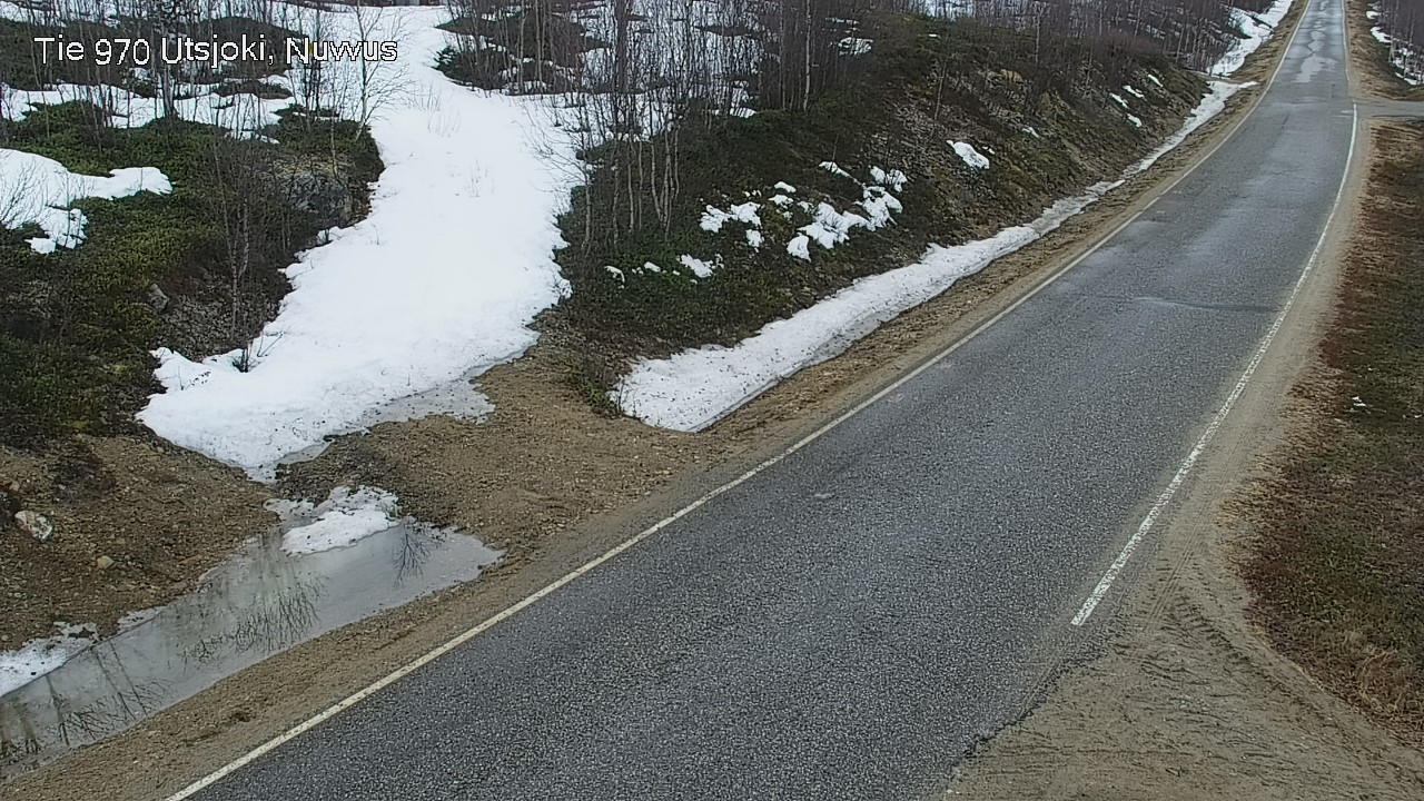Weather Camera Image Väg 970 Utsjoki, Nuvvus, Utsjoki, Lappi
