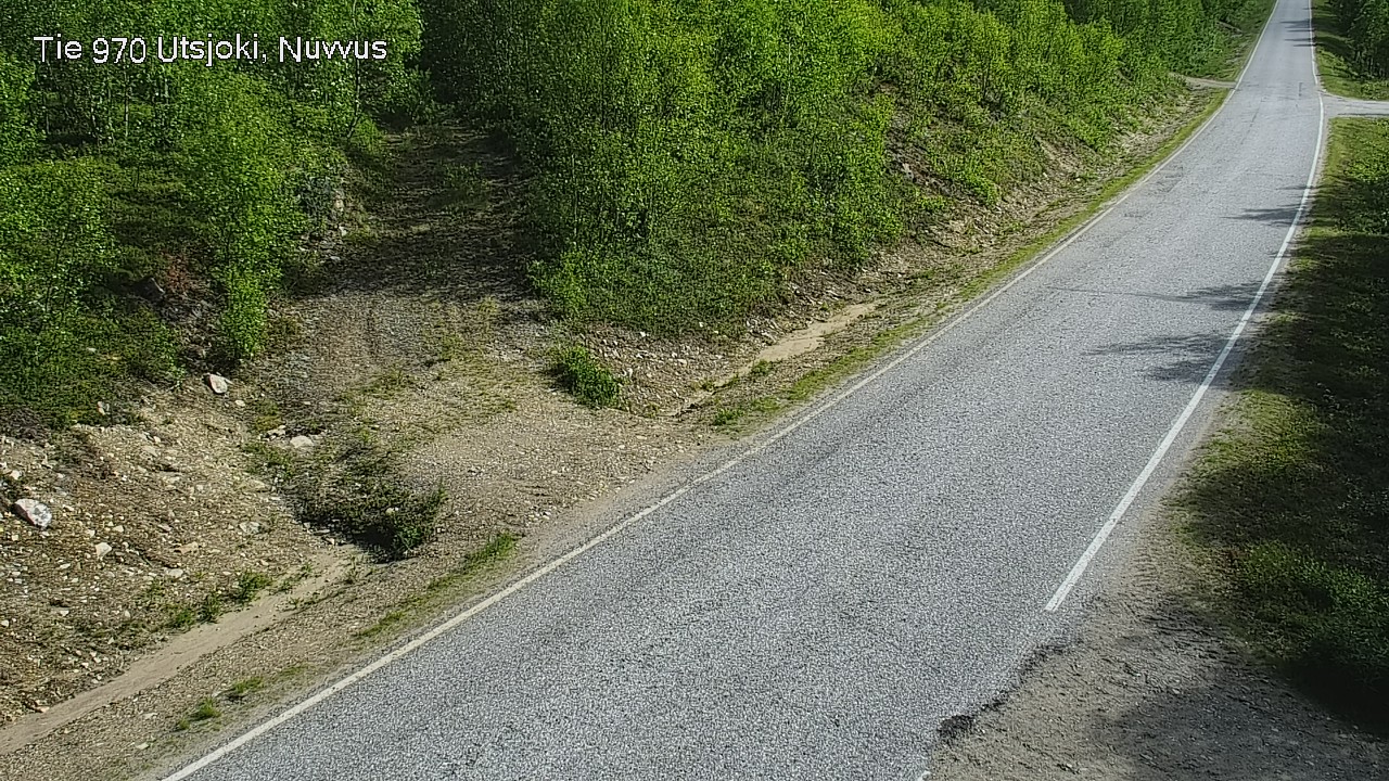 Weather Camera Image Väg 970 Utsjoki, Nuvvus, Utsjoki, Lappi