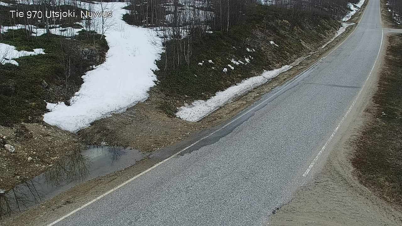 Weather Camera Image Väg 970 Utsjoki, Nuvvus, Utsjoki, Lappi