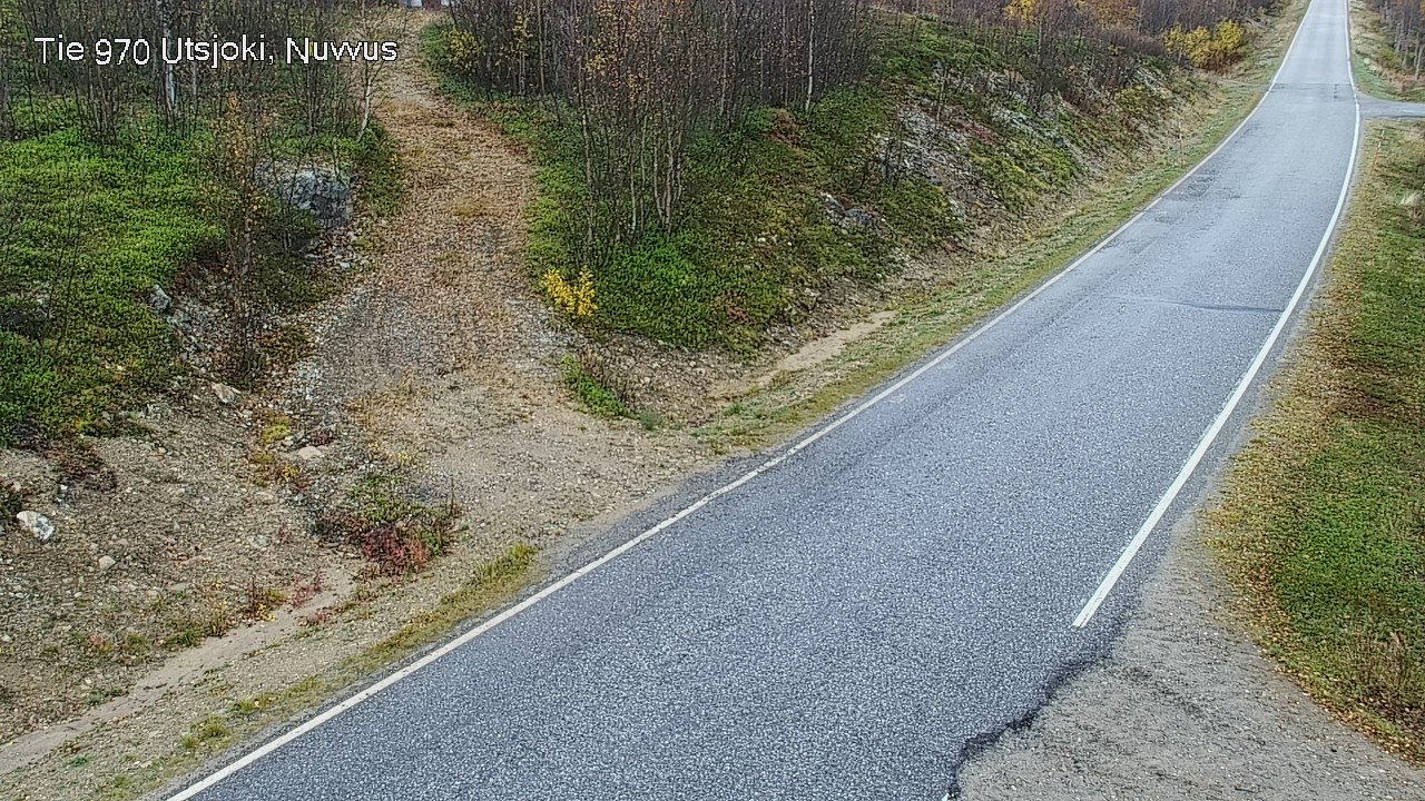 Weather Camera Image Väg 970 Utsjoki, Nuvvus, Utsjoki, Lappi