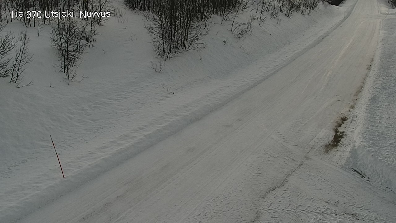 Weather Camera Image Väg 970 Utsjoki, Nuvvus, Utsjoki, Lappi