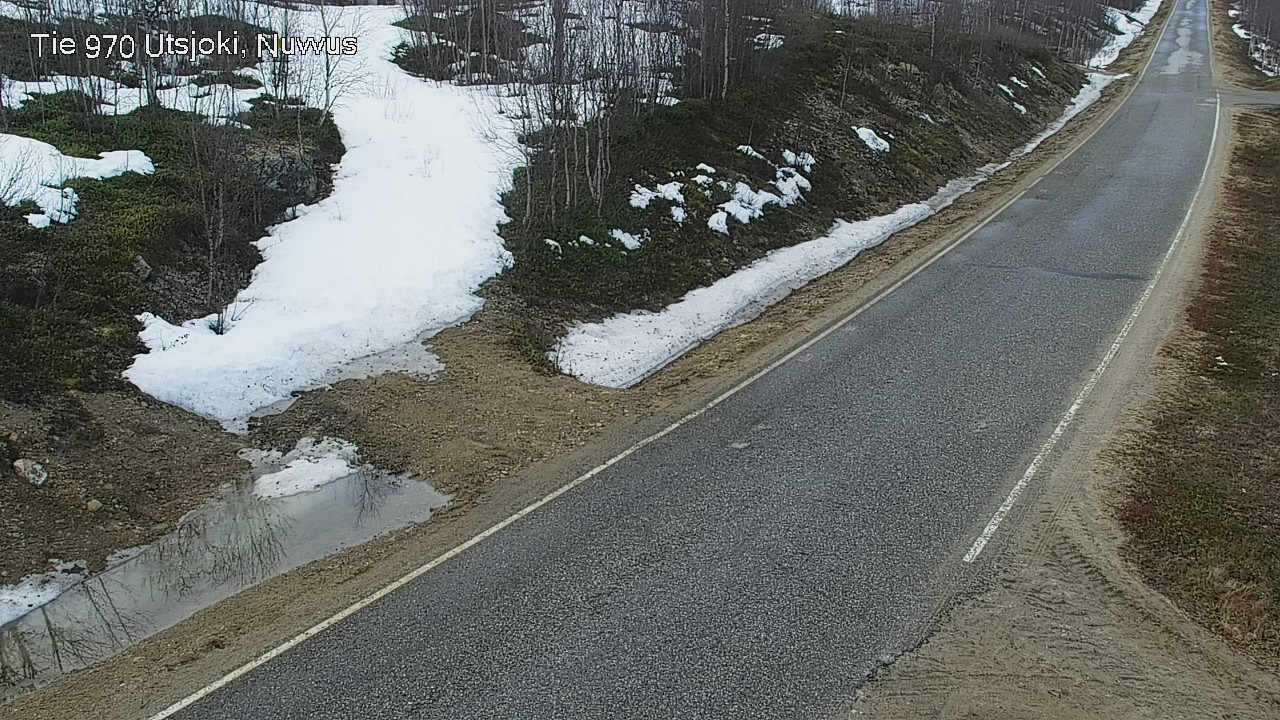 Weather Camera Image Väg 970 Utsjoki, Nuvvus, Utsjoki, Lappi