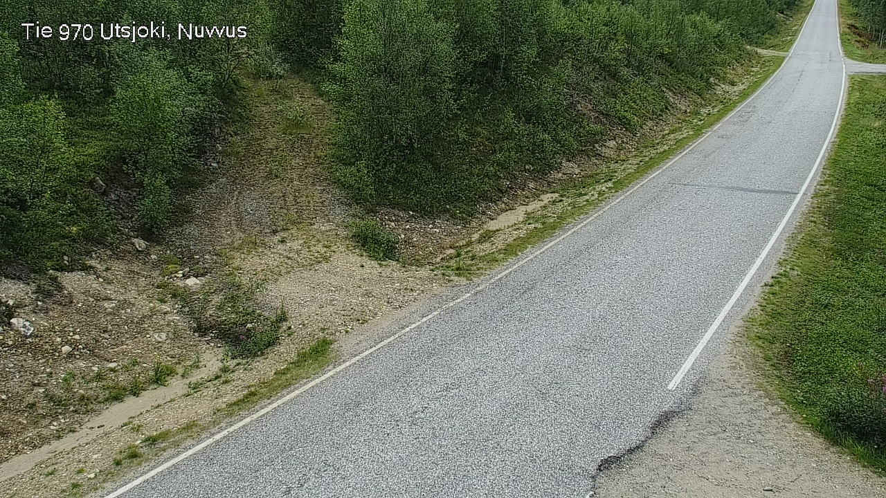 Weather Camera Image Väg 970 Utsjoki, Nuvvus, Utsjoki, Lappi