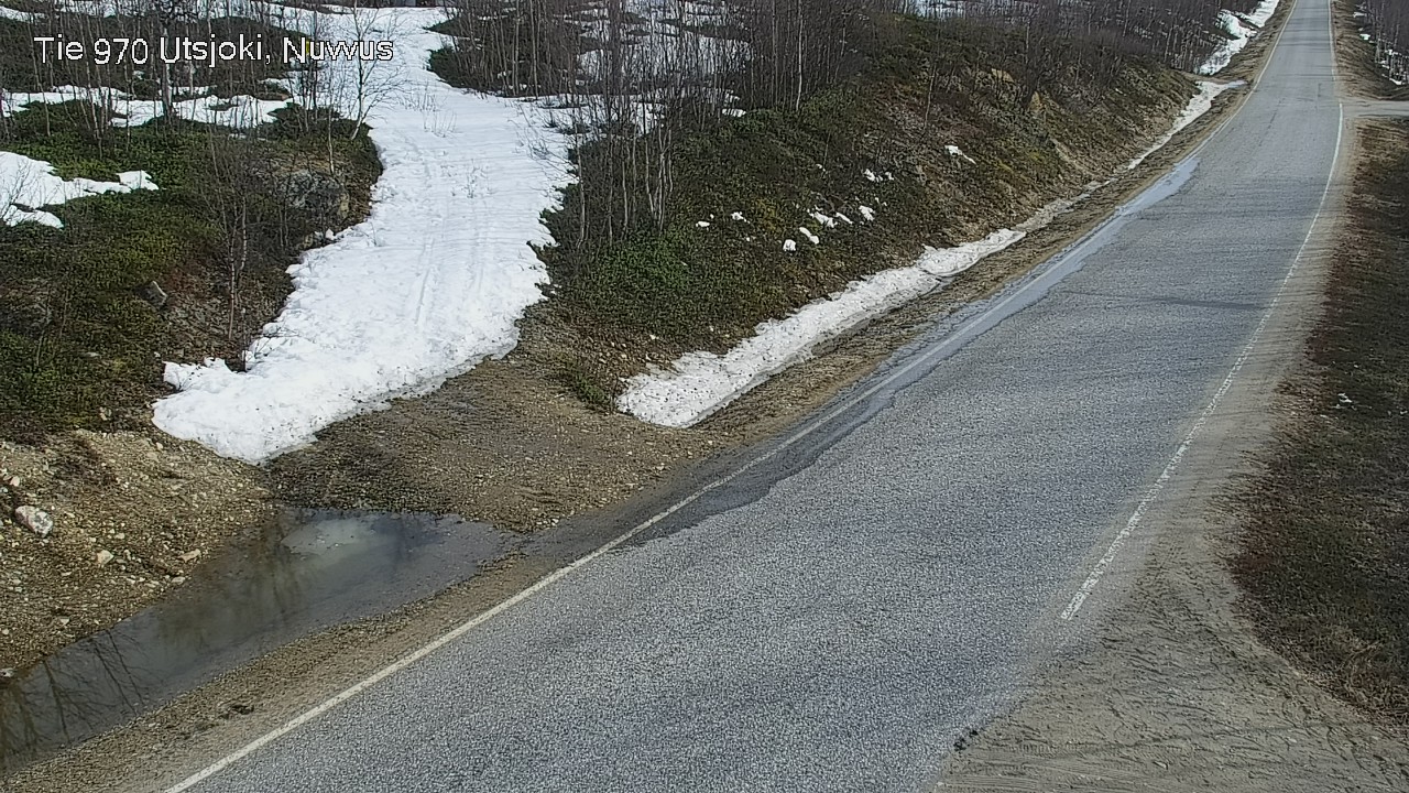 Weather Camera Image Väg 970 Utsjoki, Nuvvus, Utsjoki, Lappi