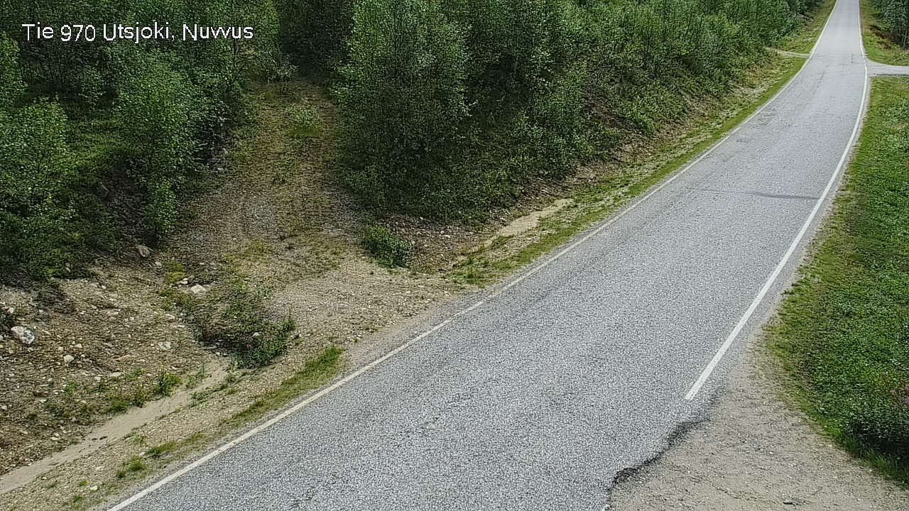 Weather Camera Image Väg 970 Utsjoki, Nuvvus, Utsjoki, Lappi