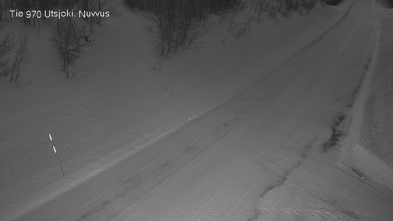 Weather Camera Image Väg 970 Utsjoki, Nuvvus, Utsjoki, Lappi