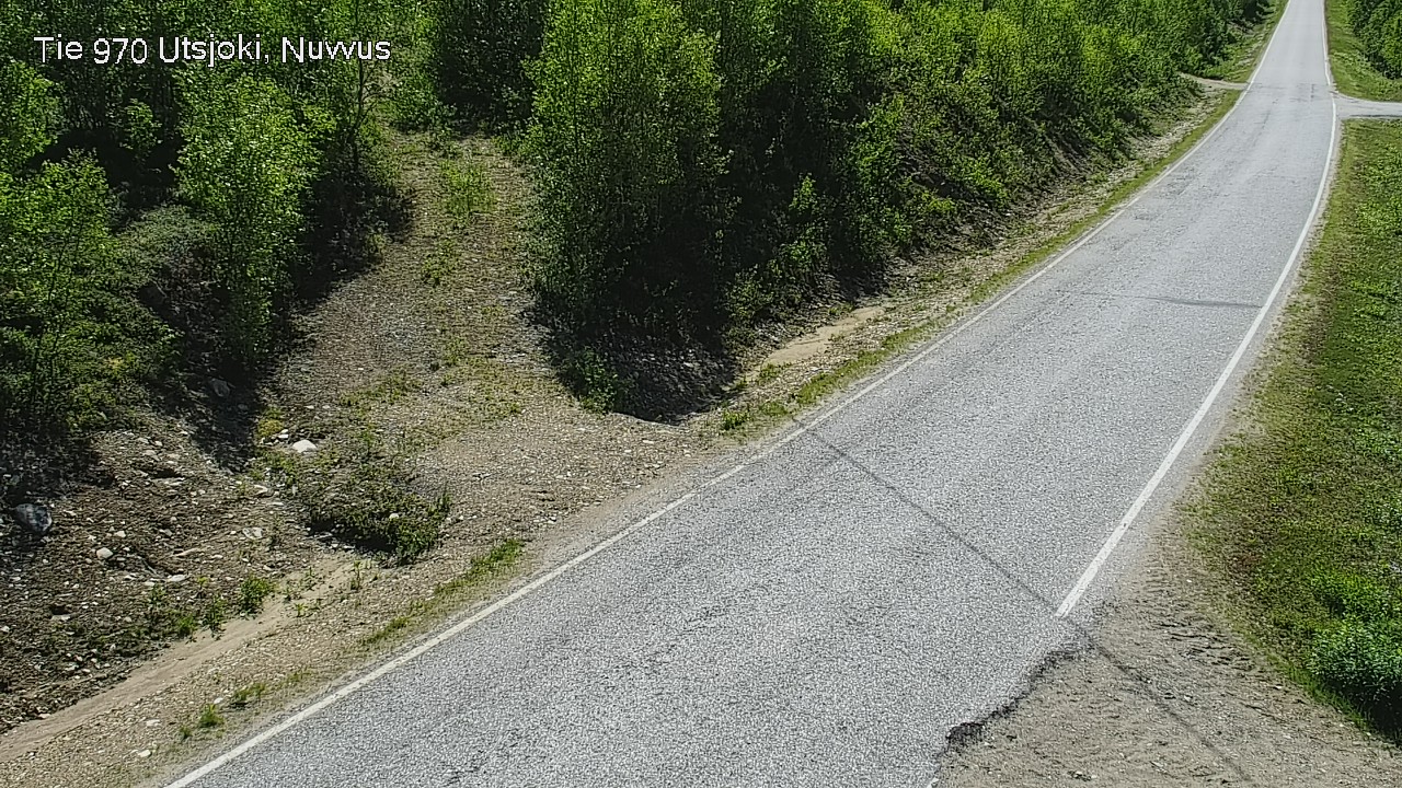 Weather Camera Image Väg 970 Utsjoki, Nuvvus, Utsjoki, Lappi