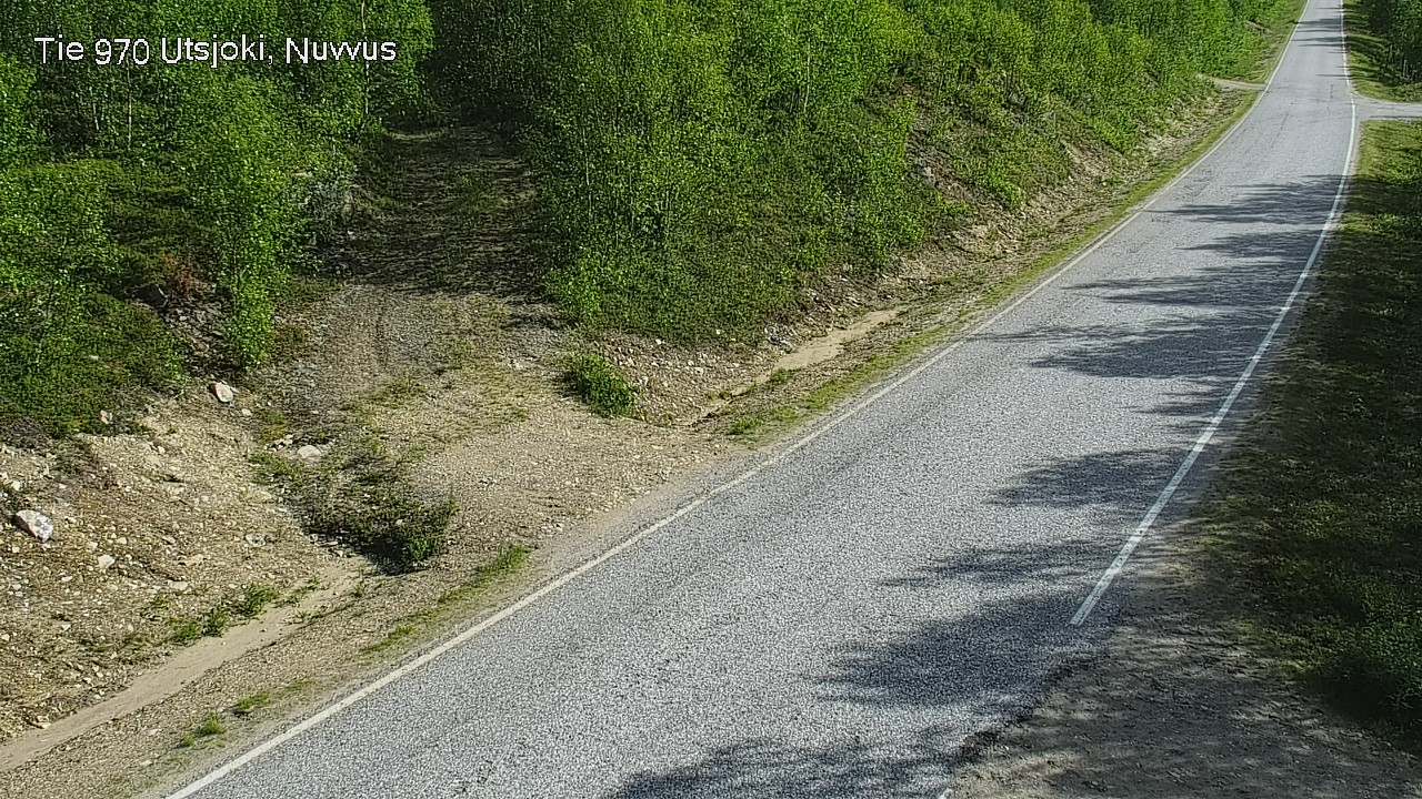 Weather Camera Image Väg 970 Utsjoki, Nuvvus, Utsjoki, Lappi