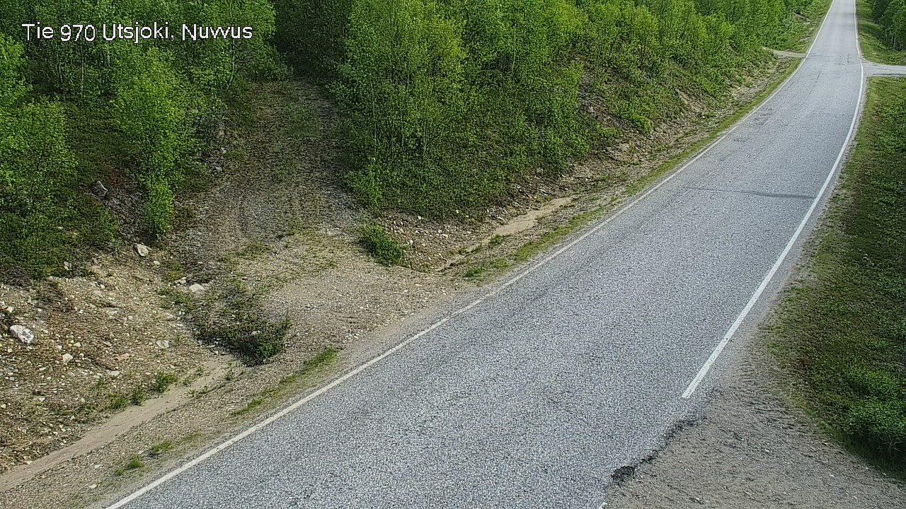 Weather Camera Image Väg 970 Utsjoki, Nuvvus, Utsjoki, Lappi