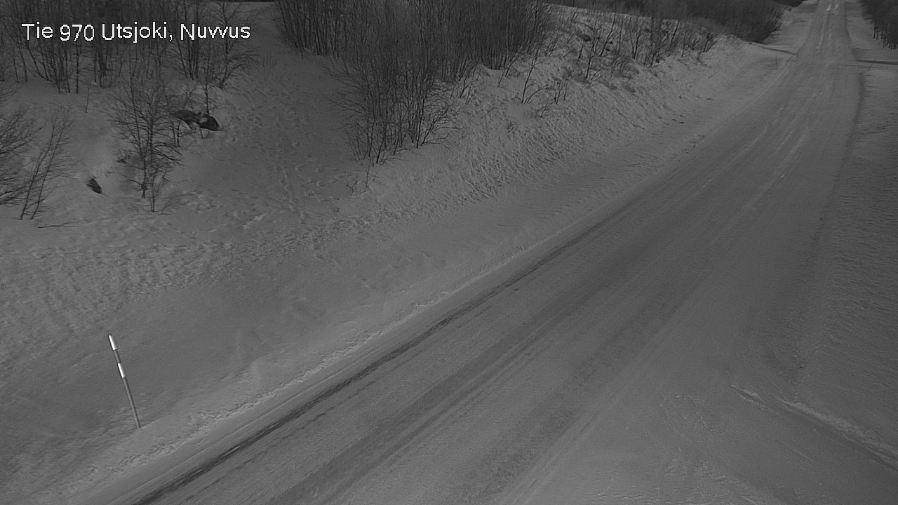 Weather Camera Image Väg 970 Utsjoki, Nuvvus, Utsjoki, Lappi