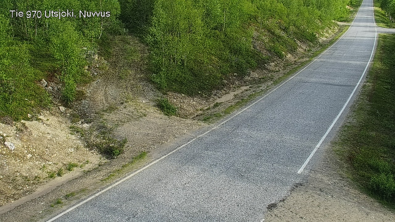Weather Camera Image Väg 970 Utsjoki, Nuvvus, Utsjoki, Lappi