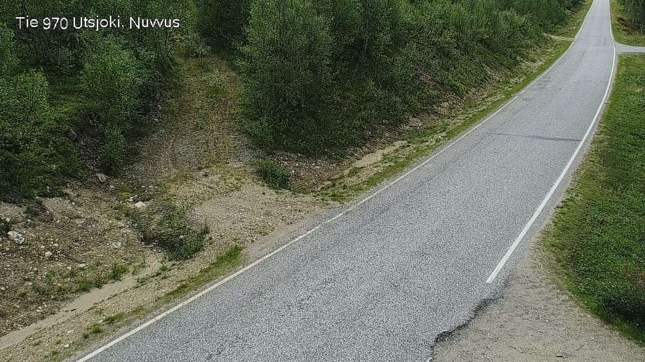 Weather Camera Image Väg 970 Utsjoki, Nuvvus, Utsjoki, Lappi