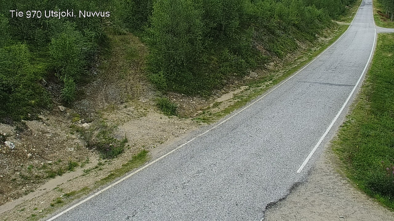 Weather Camera Image Väg 970 Utsjoki, Nuvvus, Utsjoki, Lappi