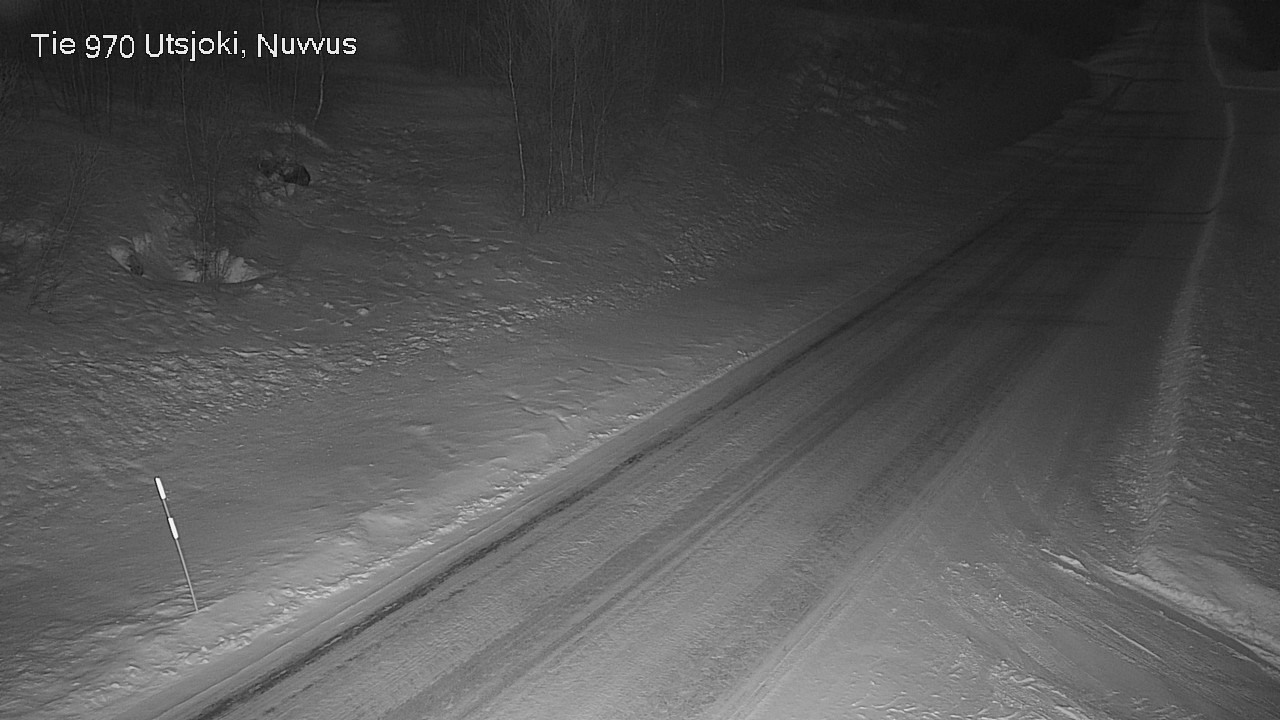 Weather Camera Image Väg 970 Utsjoki, Nuvvus, Utsjoki, Lappi