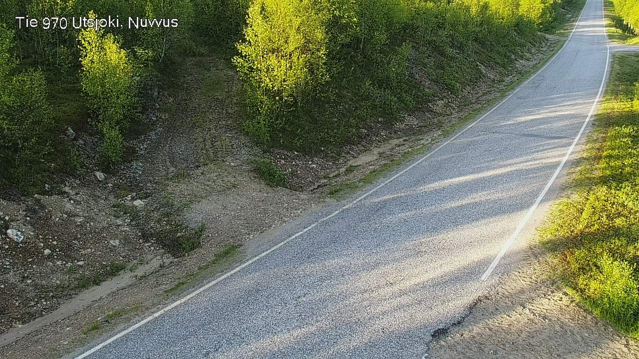 Weather Camera Image Väg 970 Utsjoki, Nuvvus, Utsjoki, Lappi