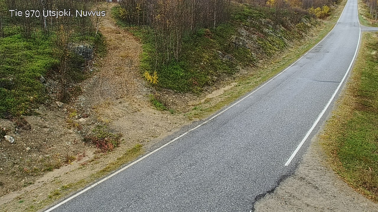 Weather Camera Image Väg 970 Utsjoki, Nuvvus, Utsjoki, Lappi