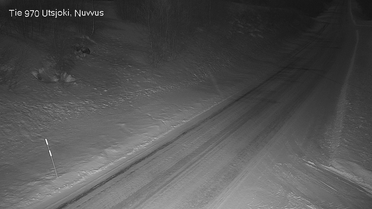 Weather Camera Image Väg 970 Utsjoki, Nuvvus, Utsjoki, Lappi