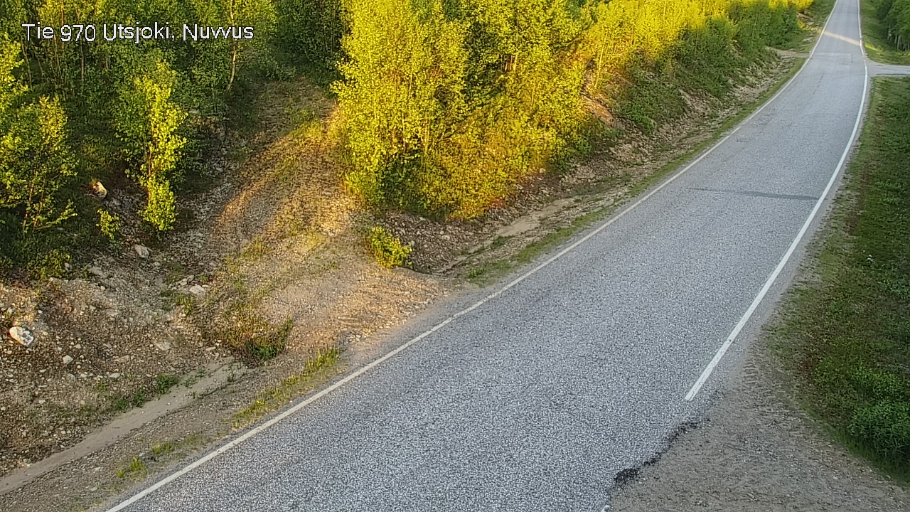 Weather Camera Image Väg 970 Utsjoki, Nuvvus, Utsjoki, Lappi