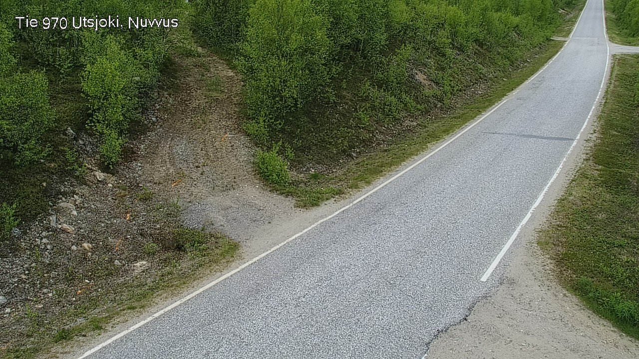 Weather Camera Image Väg 970 Utsjoki, Nuvvus, Utsjoki, Lappi