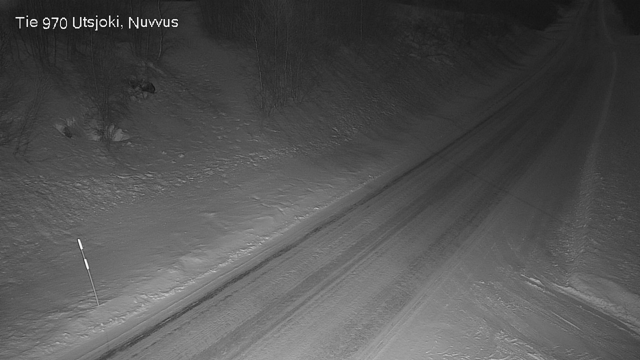 Weather Camera Image Väg 970 Utsjoki, Nuvvus, Utsjoki, Lappi