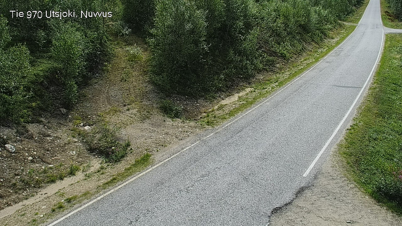 Weather Camera Image Väg 970 Utsjoki, Nuvvus, Utsjoki, Lappi