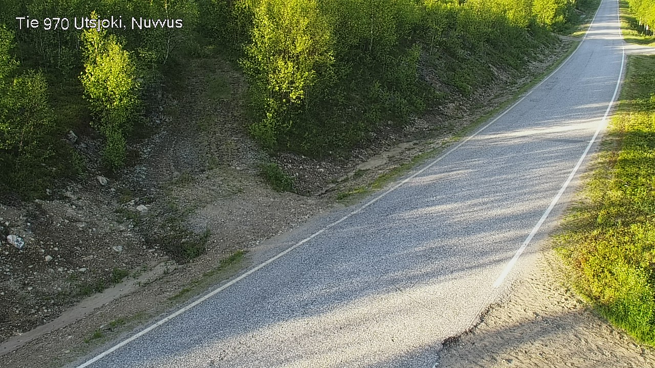 Weather Camera Image Väg 970 Utsjoki, Nuvvus, Utsjoki, Lappi