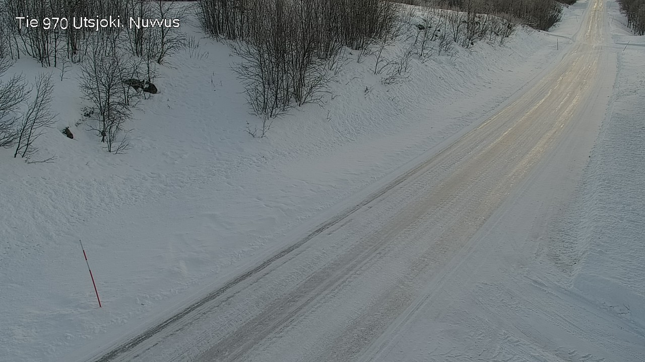 Weather Camera Image Väg 970 Utsjoki, Nuvvus, Utsjoki, Lappi