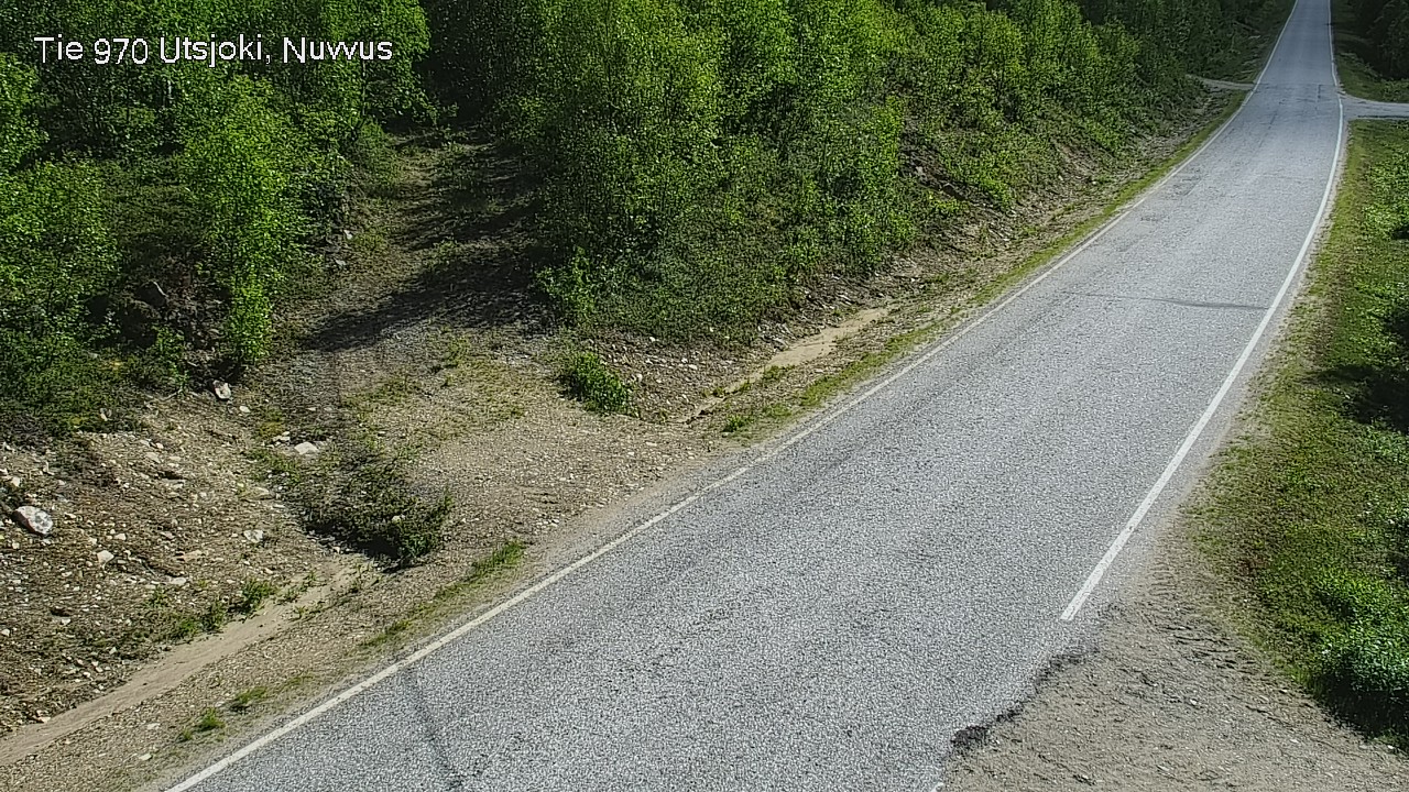Weather Camera Image Väg 970 Utsjoki, Nuvvus, Utsjoki, Lappi