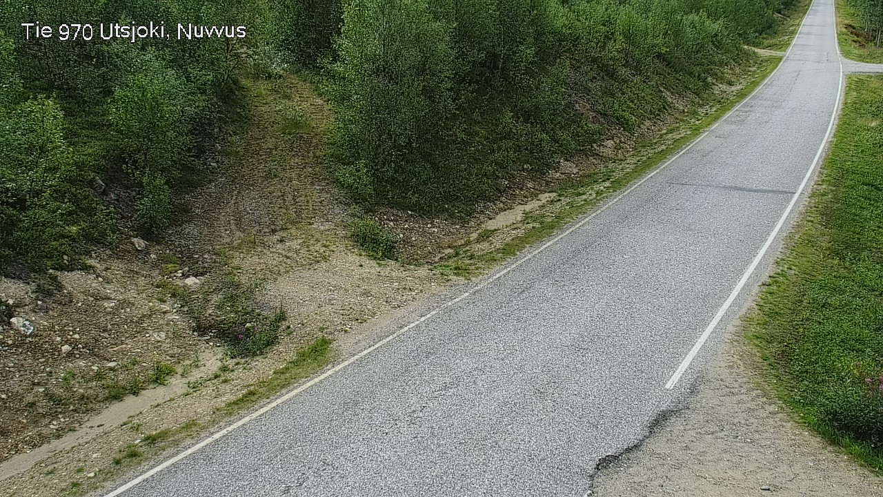 Weather Camera Image Väg 970 Utsjoki, Nuvvus, Utsjoki, Lappi