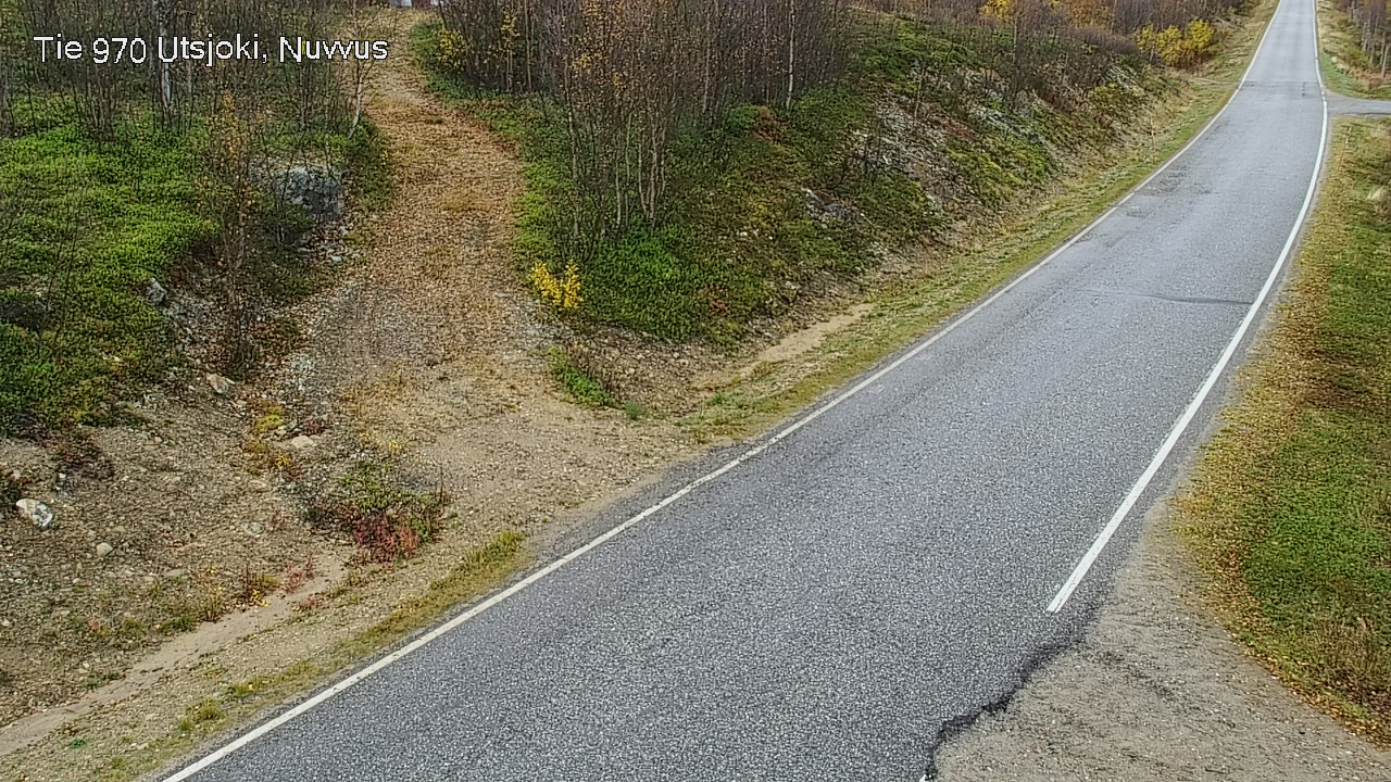 Weather Camera Image Väg 970 Utsjoki, Nuvvus, Utsjoki, Lappi