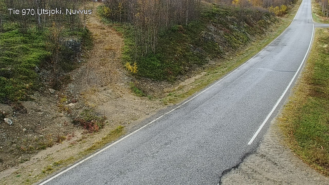 Weather Camera Image Väg 970 Utsjoki, Nuvvus, Utsjoki, Lappi