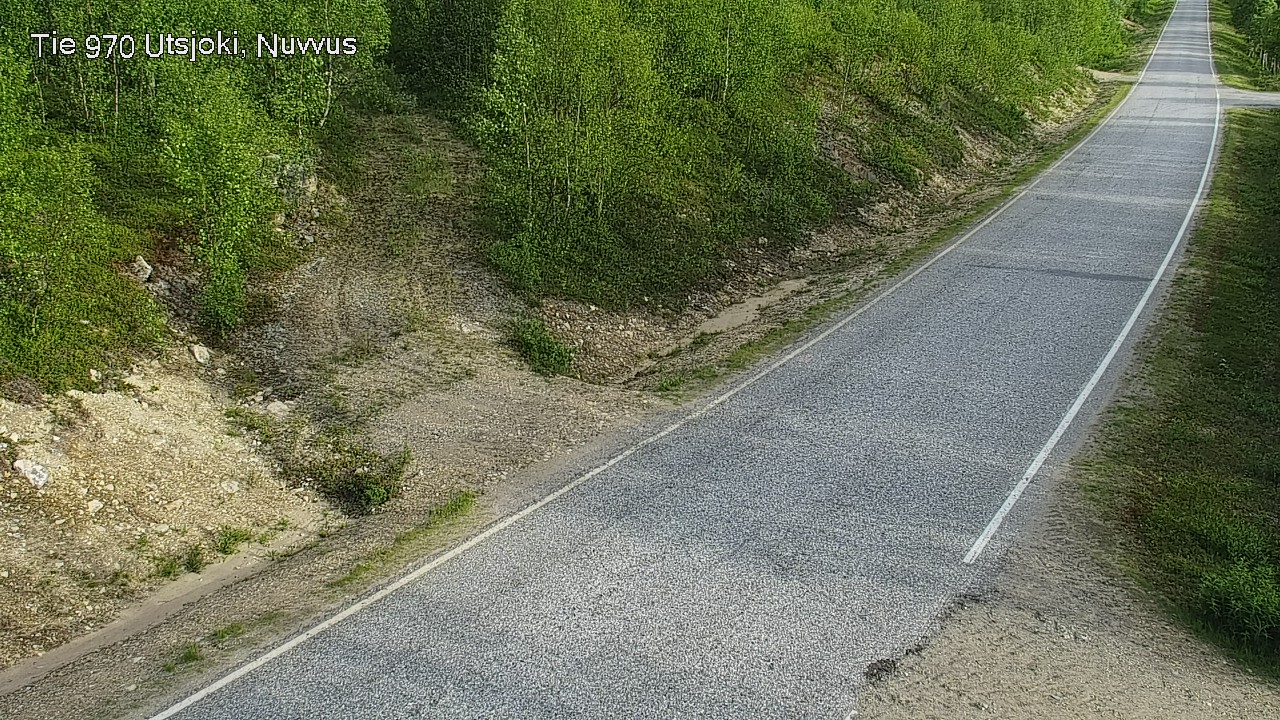 Weather Camera Image Väg 970 Utsjoki, Nuvvus, Utsjoki, Lappi