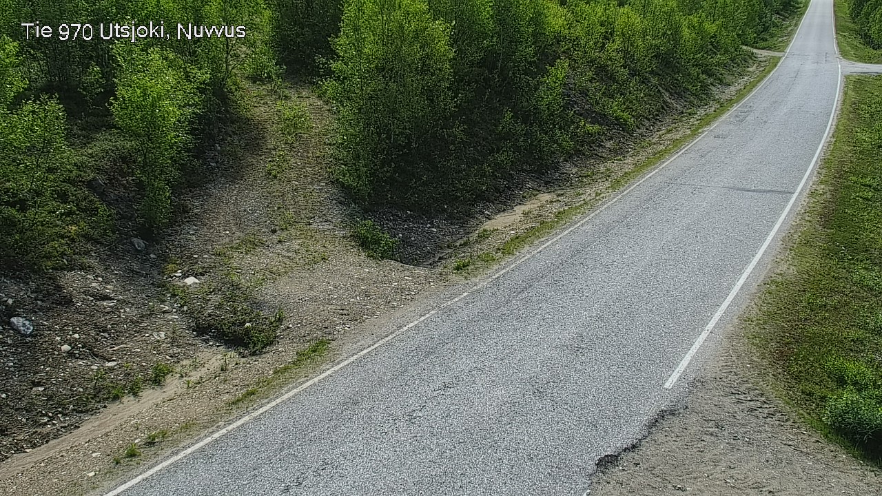 Weather Camera Image Väg 970 Utsjoki, Nuvvus, Utsjoki, Lappi