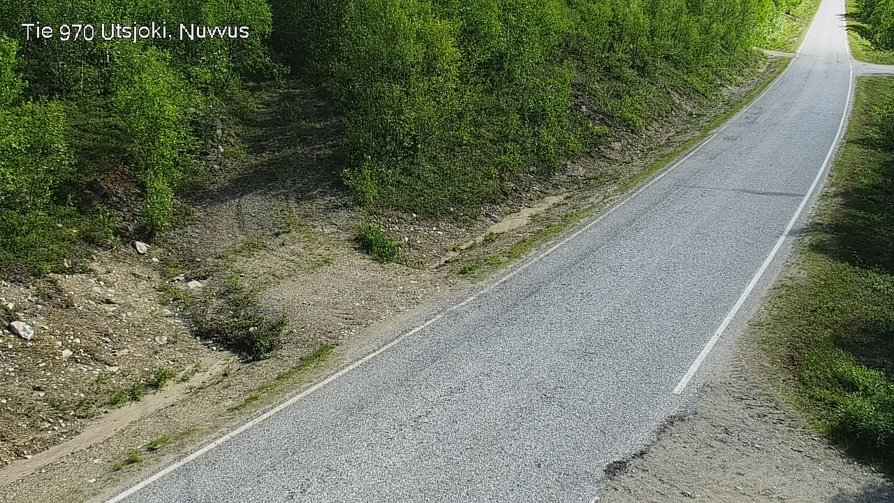 Weather Camera Image Väg 970 Utsjoki, Nuvvus, Utsjoki, Lappi